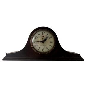 Vintage Art Deco Mid 1900's Wooden 3H06 General Electric Working Mantle Clock